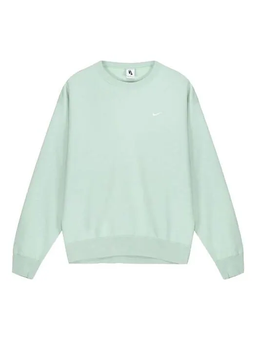 Толстовка Nike Solid Color Round Neck Long Sleeves Pullover Green Light green — изображение 1 из 4, светлый зеленый