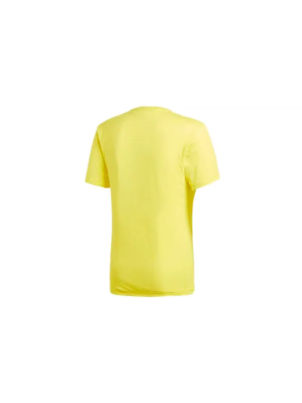 Футболка adidas Training Sports Round Neck Short Sleeve Yellow — изображение 2 из 4, желтый