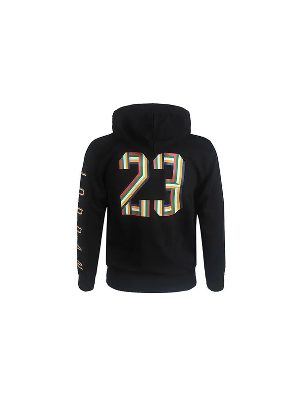 Куртка Air Jordan Zipper Cardigan Hooded Jacket Men's Black — изображение 2 из 4, черный
