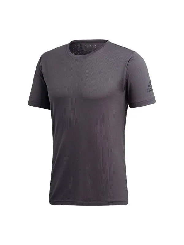 Футболка adidas Freelift Chill Training Sports Round Neck Short Sleeve Gray — изображение 1 из 4, темный серый