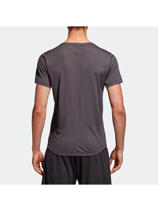 Футболка adidas Freelift Chill Training Sports Round Neck Short Sleeve Gray — изображение 4 из 4, темный серый