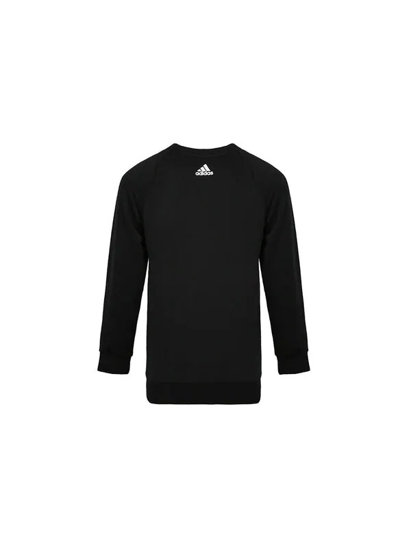 Толстовка с капюшоном ess allcap с круглым вырезом Adidas — изображение 2 из 4, черный