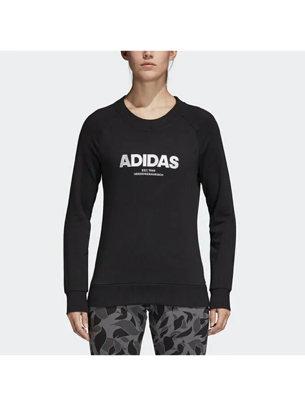 Толстовка с капюшоном ess allcap с круглым вырезом Adidas — изображение 3 из 4, черный