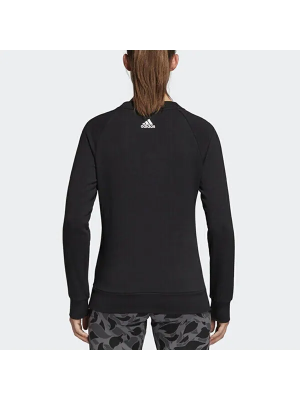 Толстовка с капюшоном ess allcap с круглым вырезом Adidas — изображение 4 из 4, черный