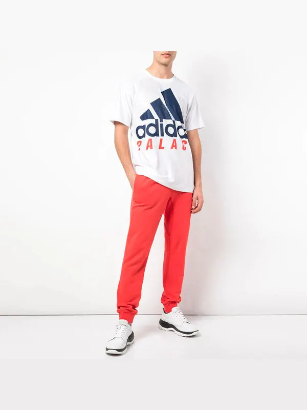 Футболка x palace crossover свободные алфавит короткий рукав унисекс Adidas — изображение 2 из 4, белый