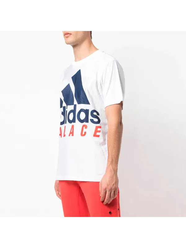 Футболка x palace crossover свободные алфавит короткий рукав унисекс Adidas — изображение 4 из 4, белый