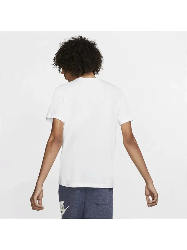 Футболка Nike Sportswear T-Shirt 'White' — изображение 2 из 2, белый