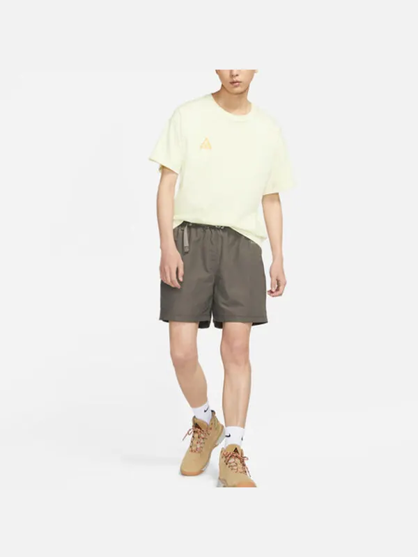 Шорты men's acg series solid color logo cargo casual shorts mineral gray Nike — изображение 3 из 4, мульти