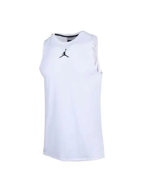 Футболка с логотипом air, дышащий баскетбольный жилет, Air Jordan — изображение 1 из 2, белый