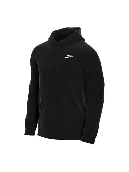 Толстовка Nike Sportswear Club Logo Embroidered Solid Color Sports Black — изображение 1 из 4, мульти