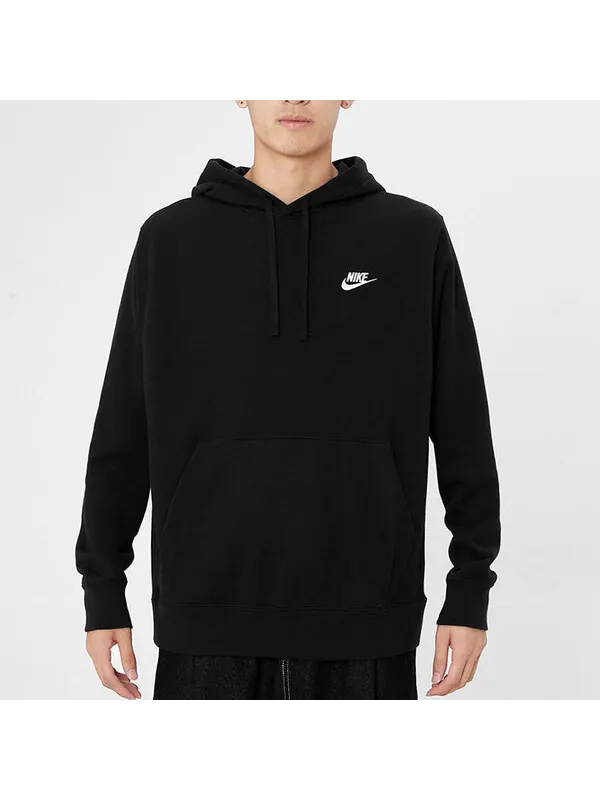 Толстовка Nike Casual Sports Breathable hooded Pullover Black — изображение 3 из 4, черный