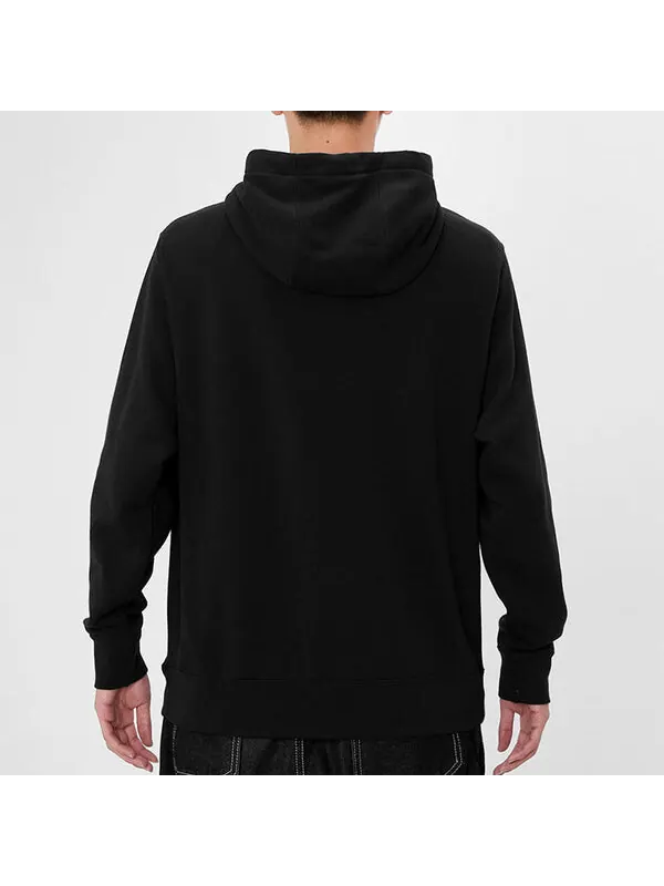Толстовка Nike Casual Sports Breathable hooded Pullover Black — изображение 4 из 4, черный