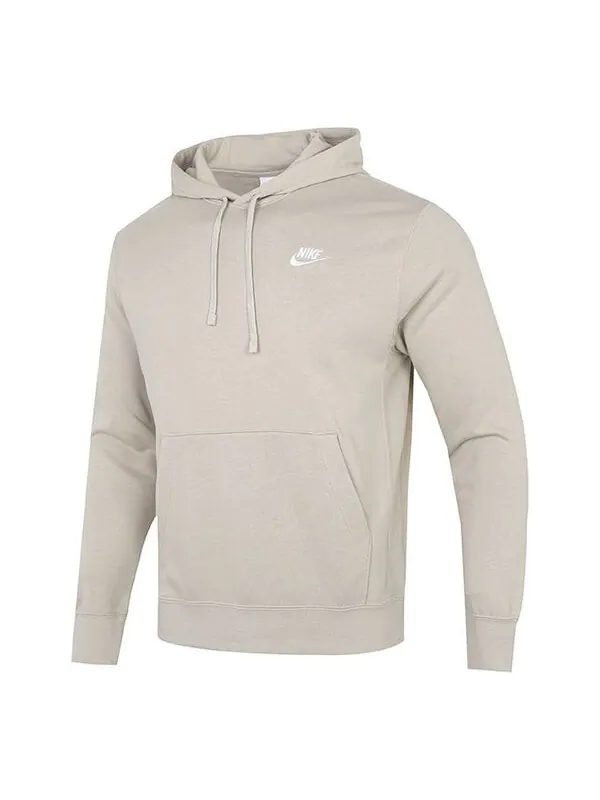 Толстовка Nike Logo Casual Sports hooded Pullover Gray — изображение 1 из 3, серый