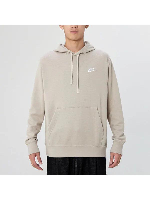 Толстовка Nike Logo Casual Sports hooded Pullover Gray — изображение 2 из 3, серый
