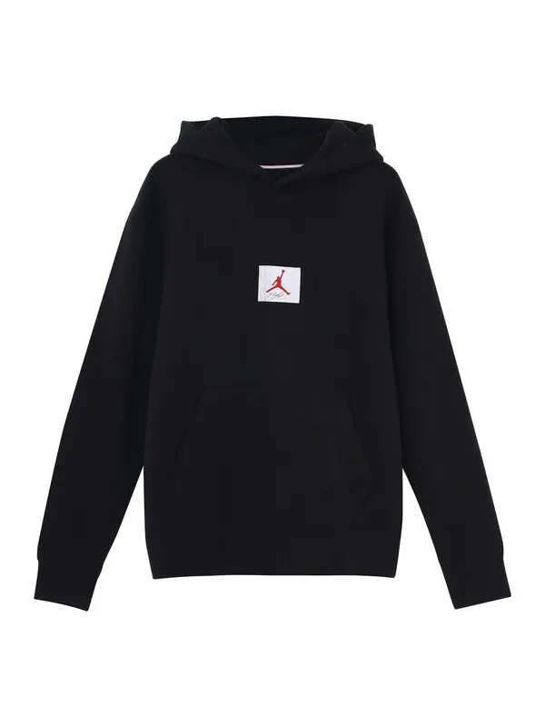Толстовка Air Jordan Flight Logo Casual Sports Fleece Lined Pullover Black — изображение 1 из 4, черный