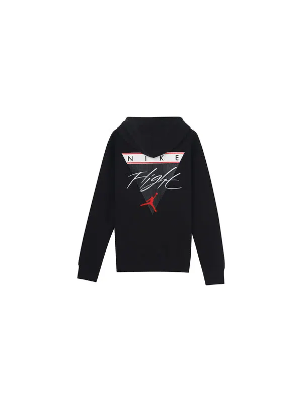 Толстовка Air Jordan Flight Logo Casual Sports Fleece Lined Pullover Black — изображение 2 из 4, черный