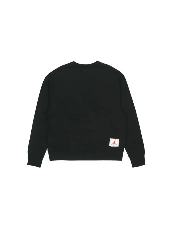 Толстовка Air Jordan Flight MENS Print Crew-neck Sports Black — изображение 2 из 4, черный