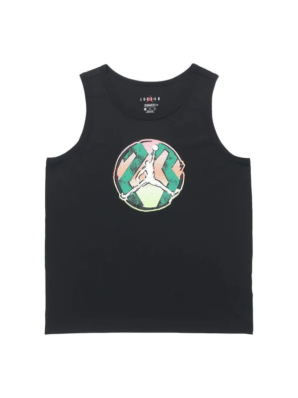 Спортивная футболка men's sport dna printing casual sports running black vest Air Jordan — изображение 1 из 4, черный