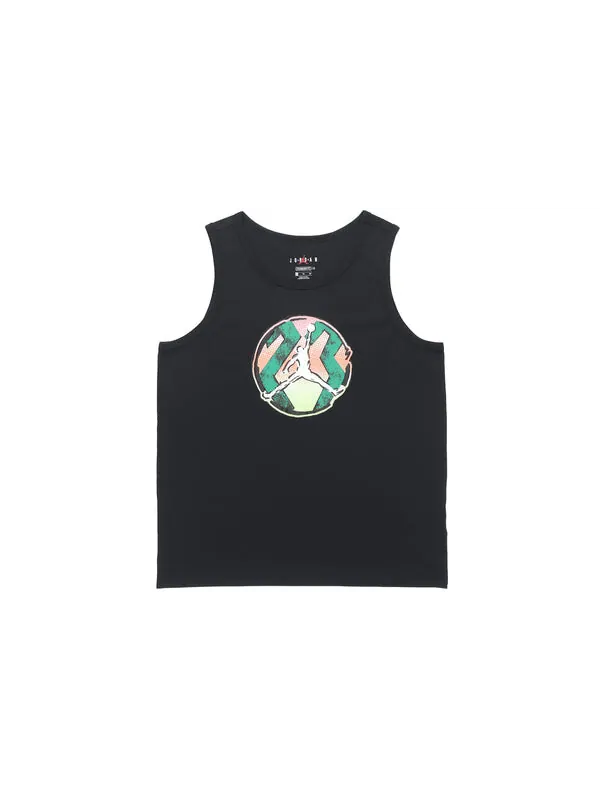 Спортивная футболка men's sport dna printing casual sports running black vest Air Jordan — изображение 2 из 4, черный