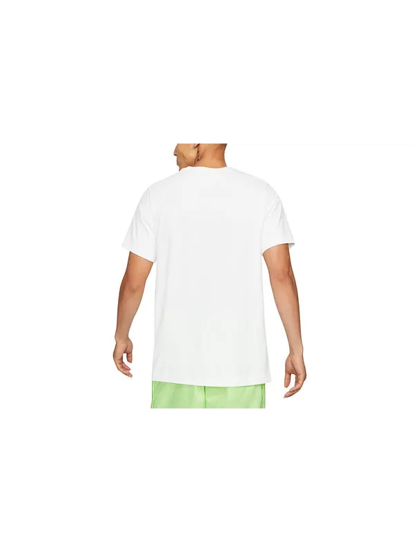 Футболка Air Jordan Casual Sports Basketball Breathable Training Short Sleeve White — изображение 2 из 3, белый