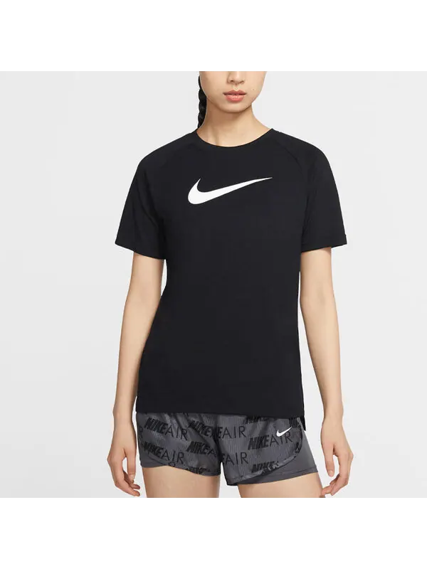 Футболка дышащие Tailwind Dri Fit Running с коротким рукавом Nike — изображение 2 из 4, черный