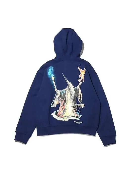 Толстовка Men's Nike ACG Wizard Pullover Fleece Back Printing Blue — изображение 1 из 4, синий