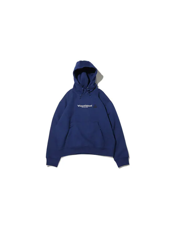 Толстовка Men's Nike ACG Wizard Pullover Fleece Back Printing Blue — изображение 2 из 4, синий