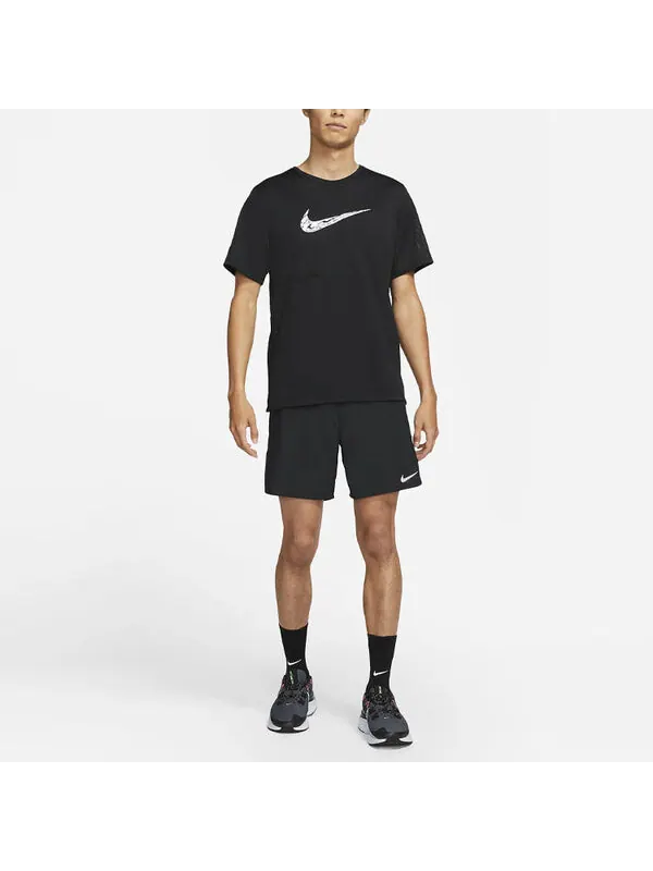 Шорты men's solid color logo casual running sports black shorts Nike — изображение 2 из 4, мульти
