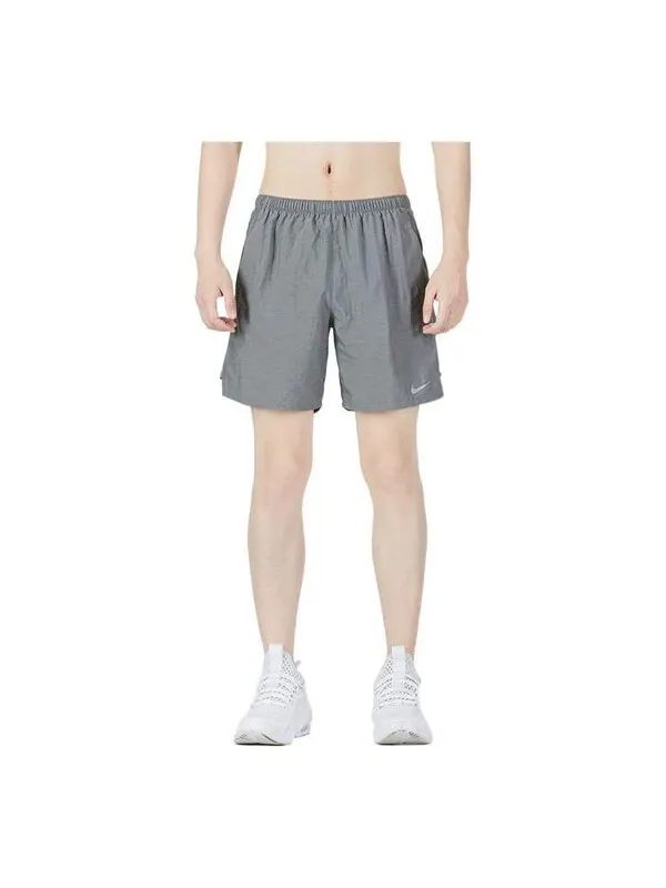 Шорты men's solid color logo athleisure casual sports woven shorts gray Nike — изображение 1 из 4, мульти