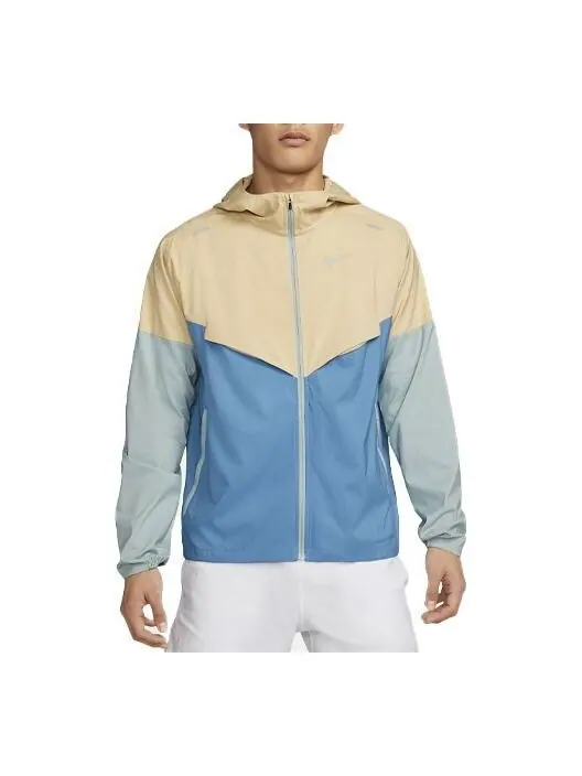 Куртка Nike Colorblock Splicing Casual Jacket Brown — изображение 1 из 3, мульти