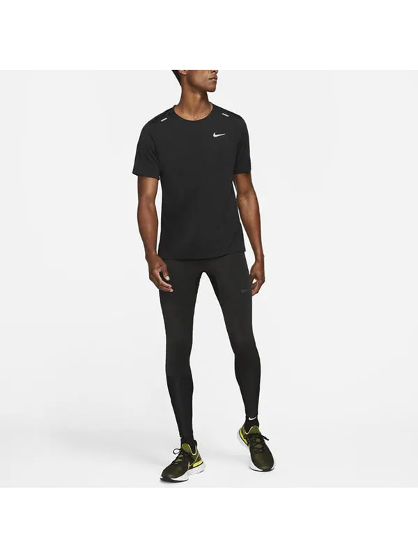 Футболка dri fit rise 365 ventilate soft running t shirt men Nike — изображение 3 из 4, черный