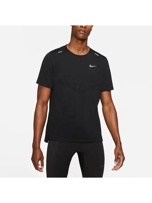 Футболка dri fit rise 365 ventilate soft running t shirt men Nike — изображение 4 из 4, черный