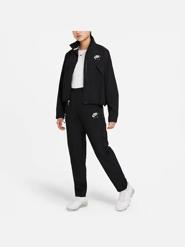 Спортивные штаны Athleisure Casual Sports Set Foots Fabric Long pants trousers Black Nike — изображение 3 из 3, черный
