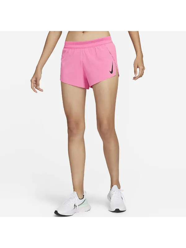Шорты aeroswift running shorts 'pink' Nike — изображение 4 из 4, черный