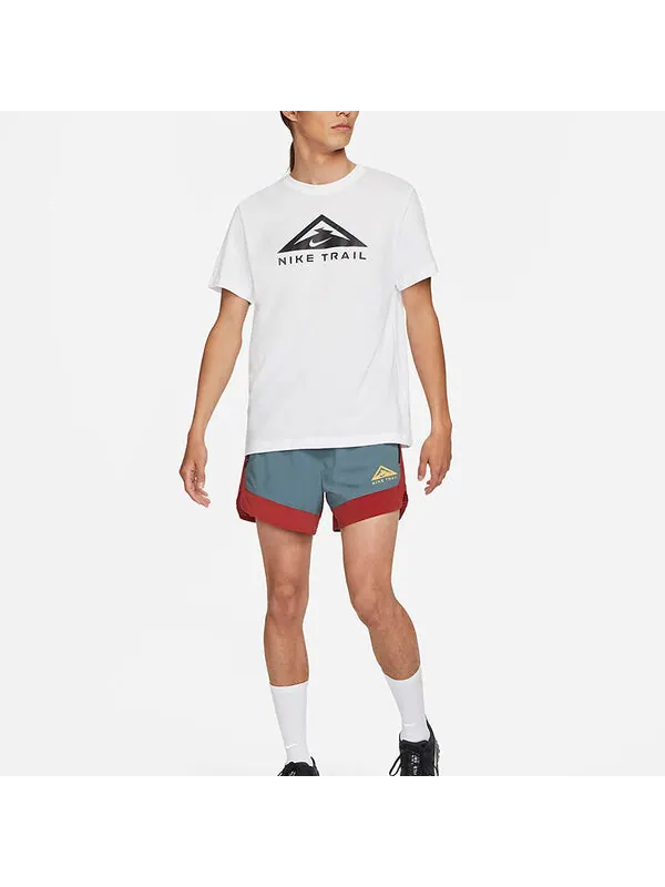 Футболка Dri Fit с принтом и круглым вырезом, с коротким рукавом, Nike — изображение 3 из 3, белый