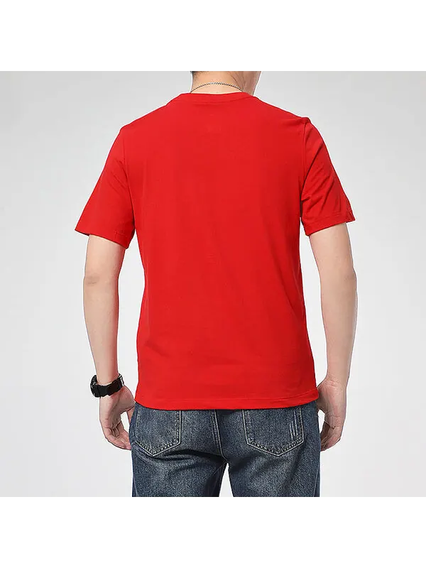Футболка dri-fit tortoise printing quick dry sports round neck short sleeve large red Nike — изображение 4 из 4, красный