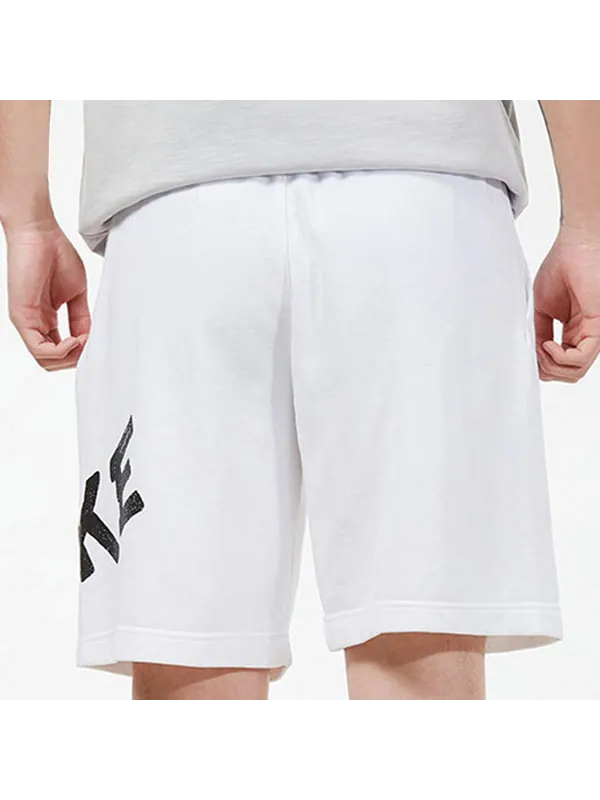 Шорты printing casual sports breathable shorts white Nike — изображение 4 из 4, белый