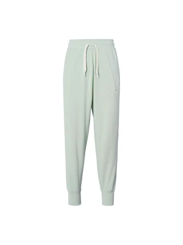 Брюки men's embroidered logo knit bundle feet sports pants/trousers/joggers autumn green yellow Nike — изображение 1 из 4