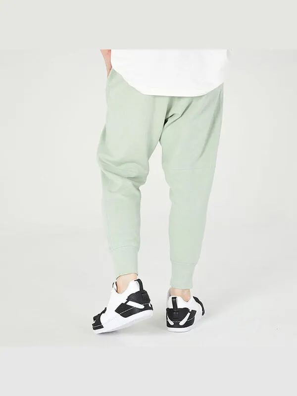 Брюки men's embroidered logo knit bundle feet sports pants/trousers/joggers autumn green yellow Nike — изображение 4 из 4