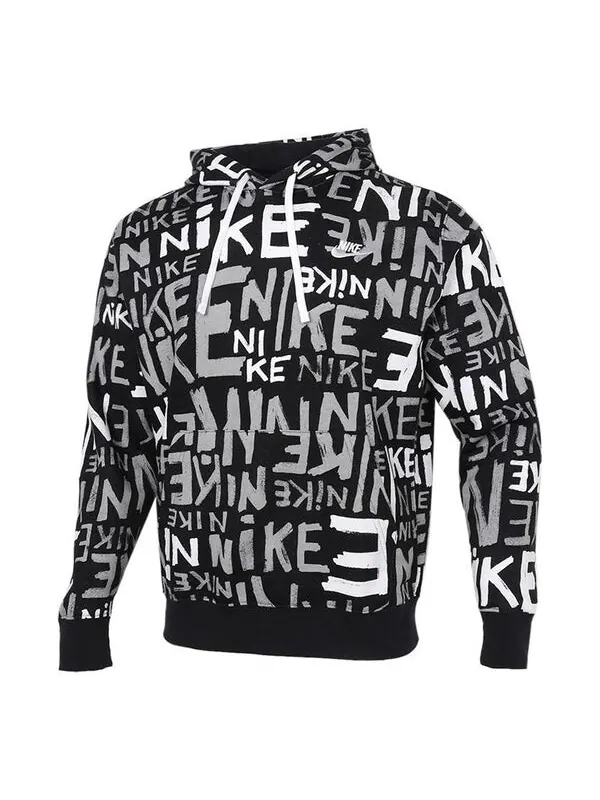 Толстовка Nike As Men's Sportswear Club Po Bb Hoa — изображение 1 из 4, черный