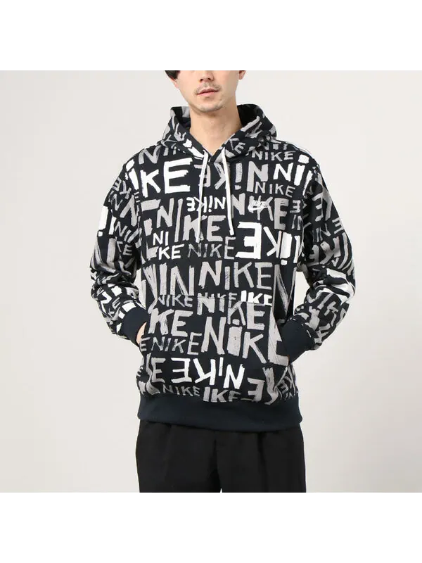 Толстовка Nike As Men's Sportswear Club Po Bb Hoa — изображение 2 из 4, черный