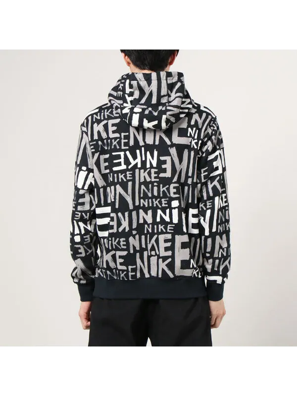 Толстовка Nike As Men's Sportswear Club Po Bb Hoa — изображение 3 из 4, черный