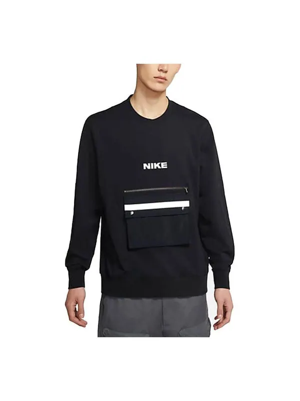 Толстовка Nike MENS Sportswear City Made Sports Casual Reflective Crew-neck Black — изображение 1 из 3, черный