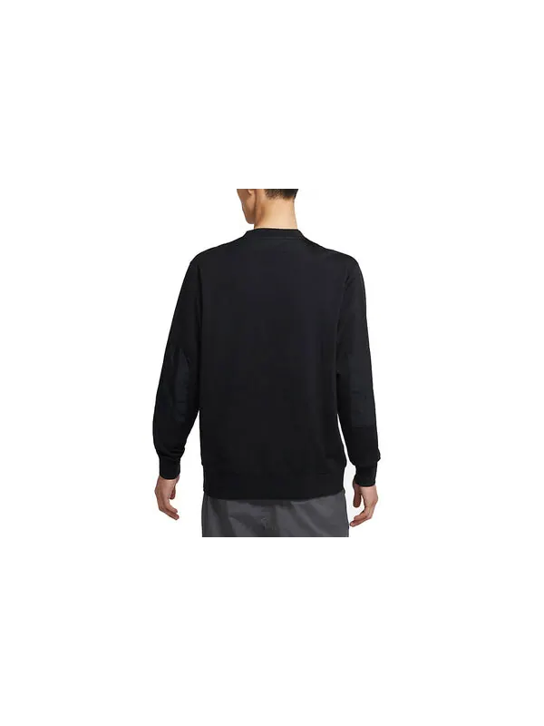 Толстовка Nike MENS Sportswear City Made Sports Casual Reflective Crew-neck Black — изображение 2 из 3, черный