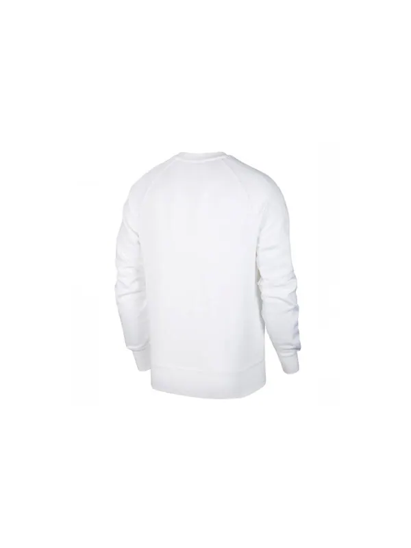 Толстовка Nike Sportswear Swoosh Casual Sports Crew-neck Long Sleeve 'White' — изображение 2 из 4, белый