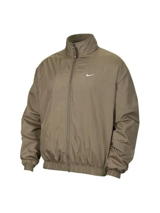 Куртка lab athleisure casual sports reflective mesh woven jacket gray Nike — изображение 1 из 2, серый