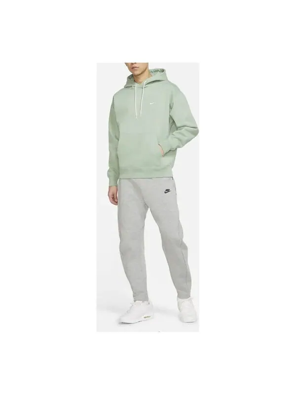 Толстовка Men's Nike Logo Embroidered Solid Color Fleece Lined Light Green — изображение 1 из 1, светлый зеленый