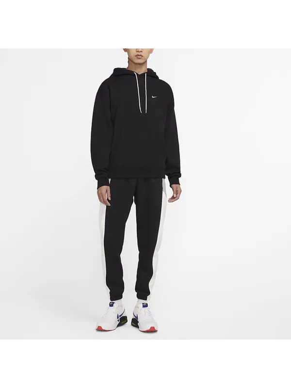 Толстовка Men's Nike Logo Embroidered Solid Color Fleece Lined Black — изображение 3 из 4, мульти