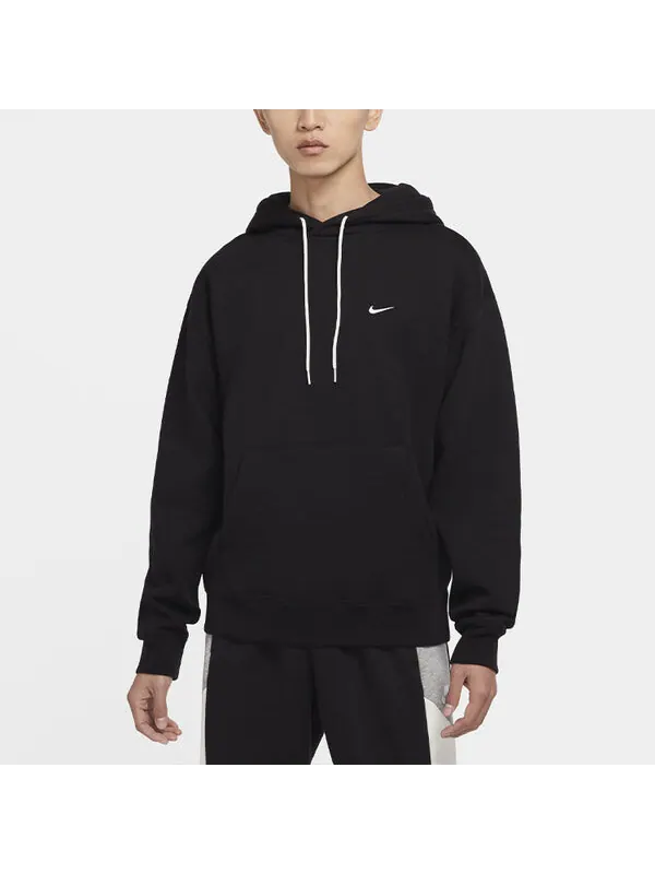 Толстовка Men's Nike Logo Embroidered Solid Color Fleece Lined Black — изображение 4 из 4, мульти