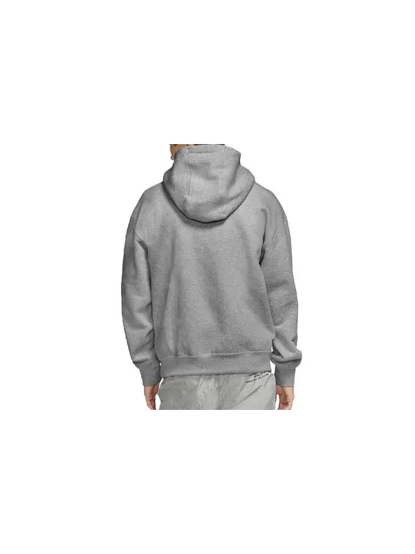 Толстовка Nike Small Logo Embroidered Gray White Graywhite — изображение 2 из 3, серо-белый